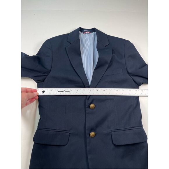 Tommy Hilfiger Navy Blazer Jacket Boys Size 10 Gold Buttons Classic Preppy Style - Picture 7 of 12